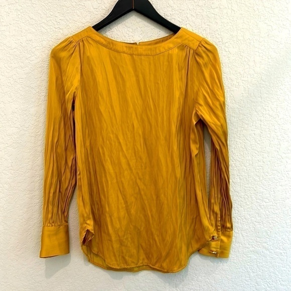 Loft Ruffled Long Sleeve Blouse Size XS - Picture 1 of 8